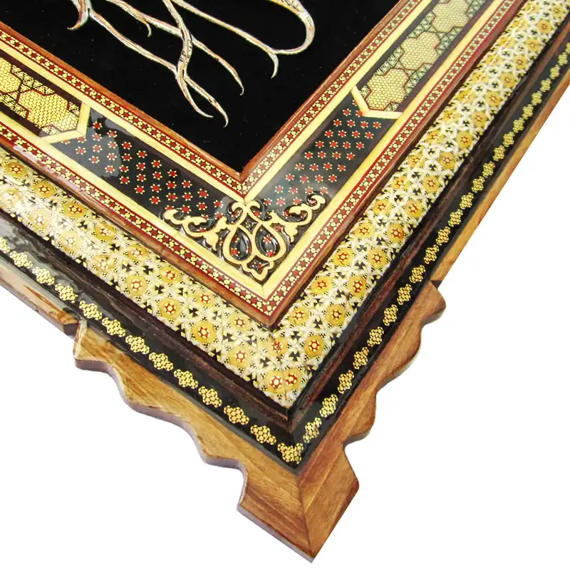 تابلو قلمزنی طرح گل و مرغ کد 10060-11