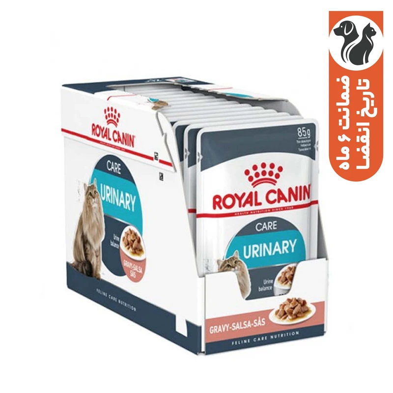 غذای پوچ گربه رویال کنین مدل یوری نری کر گروی وزن 85 گرم بسته 12 عددی