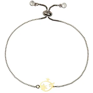 دستبند طلا 18 عیار زنانه الن نار مدل انار ELN1858