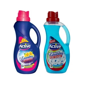 مایع لباسشویی اکتیو مدل 2ZC با رایحه گل حجم 1500 میلی لیتر مجموعه 2 عددی   