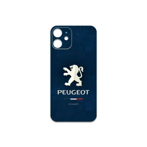 MAHOOT Peugeot-Logo Cover Sticker for Apple iPhone 12 mini