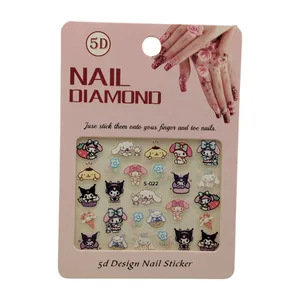 برچسب ناخن نیل دایموند مدل خرگوش کد 012