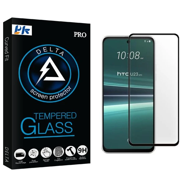 محافظ صفحه نمایش شیشه ای پی کی مدل Delta مناسب برای گوشی موبایل اچ تی سی Desire U23 Pro