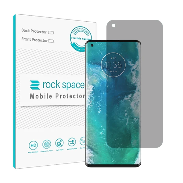 محافظ صفحه نمایش حریم شخصی راک اسپیس مدل HyPRV مناسب برای گوشی موبایل موتورولا + Edge
