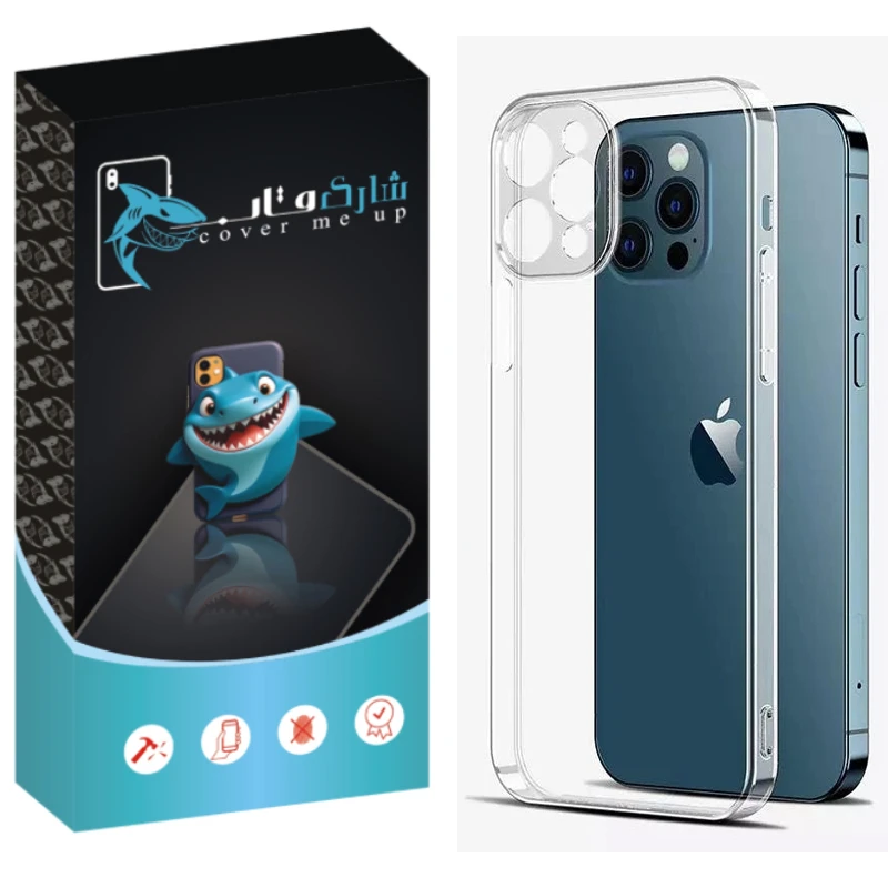 کاور شارک قاب مدل Crystal مناسب برای گوشی موبایل اپل Iphone 12 Pro Max