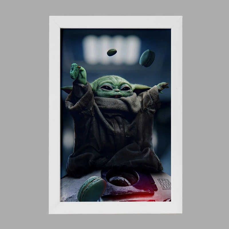 تابلو خندالو مدل یودا سریال جنگ ستارگان کد 26073