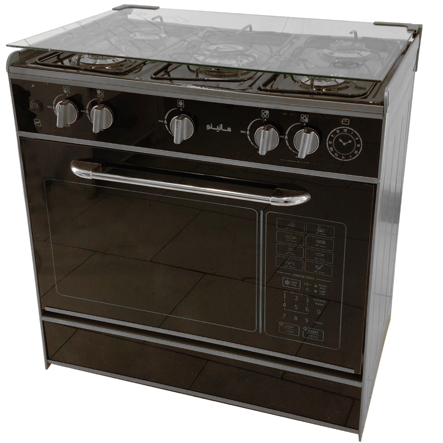 اجاق گاز 5 شعله مانینو مدل W80