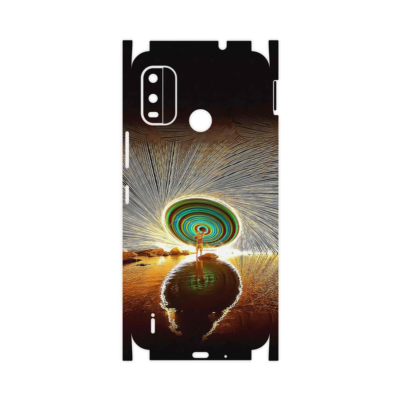 برچسب پوششی ماهوت مدل Night Light Fountain-FullSkin مناسب برای گوشی موبایل نوکیا G11 Plus