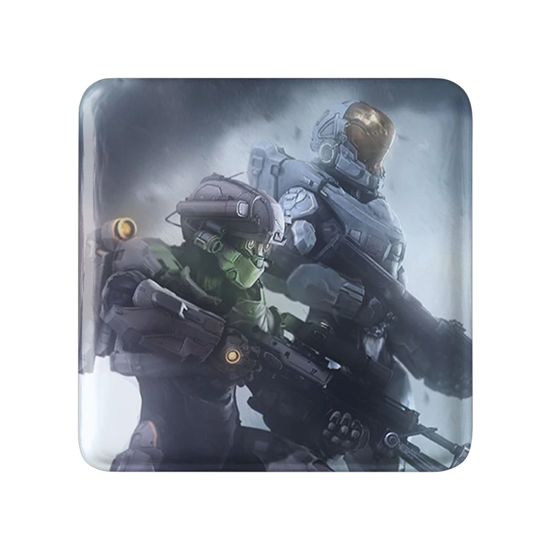 پیکسل خندالو طرح بازی هیلو (Halo) مدل مربعی کد 31502