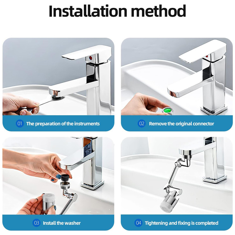 سری شیرآلات ققنوس مدل چرخشی دوحالته LUX