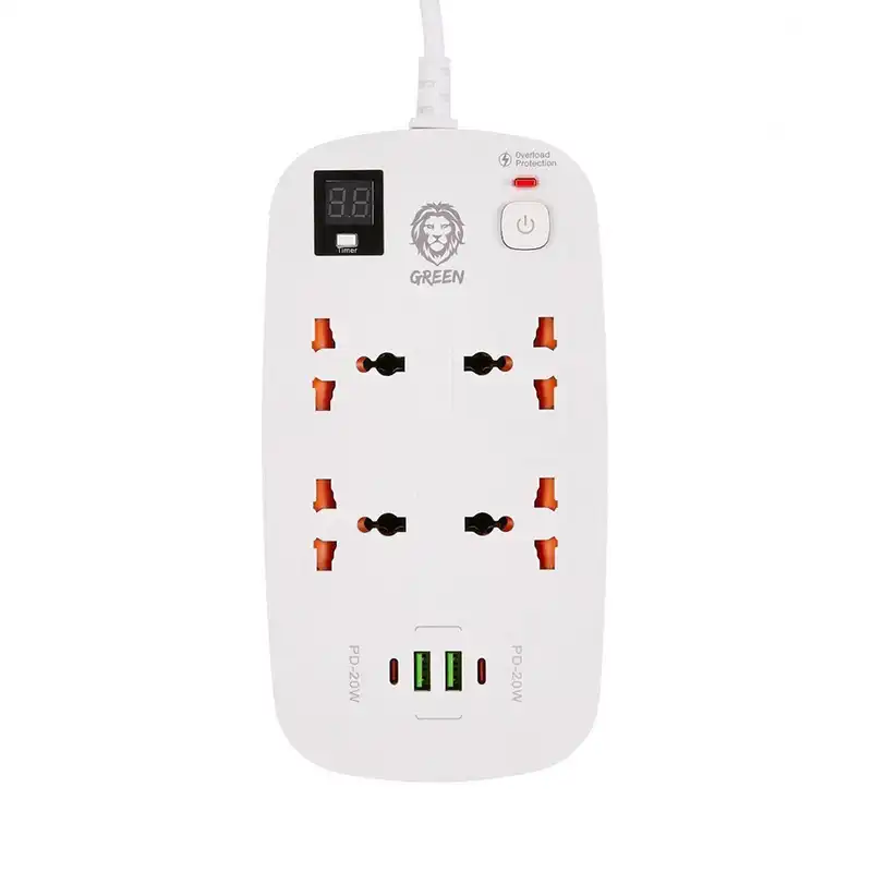 چندراهی برق گرین مدل power socket