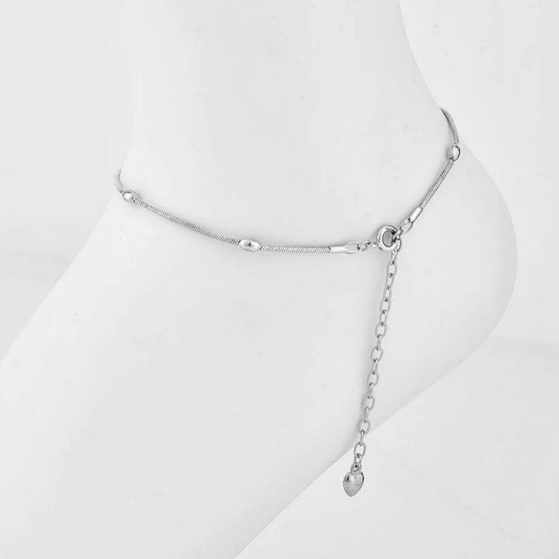 پابند نقره زنانه مدل گوی 2016