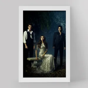تابلو خندالو مدل استفان و الینا و دیمون خاطرات یک خون آشام The Vampire Diaries کد 20266
