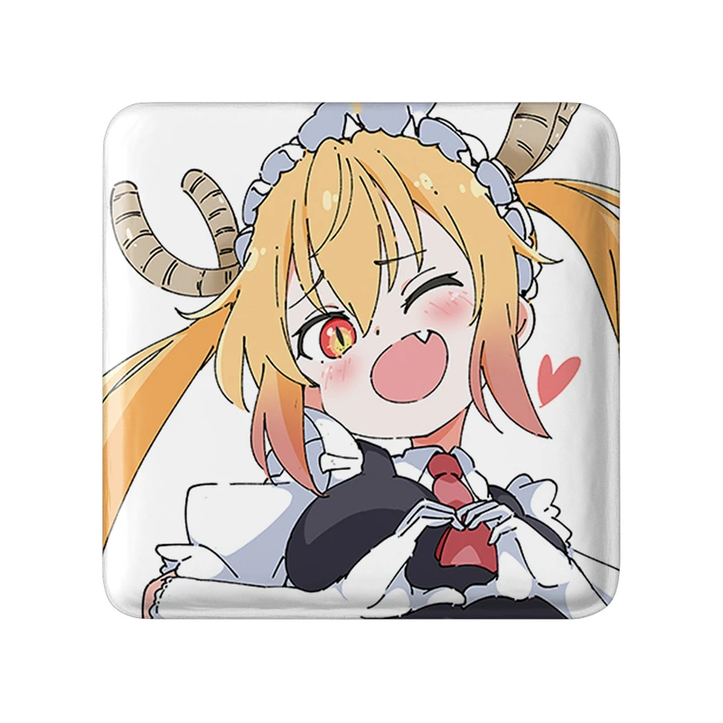 پیکسل خندالو طرح توهرو انیمه اژدهای خدمتکار کوبایاشی مدل مربعی کد 36339