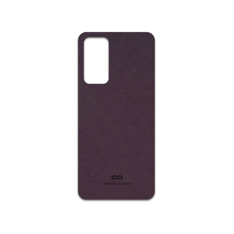 برچسب پوششی ماهوت مدل Purple-Leather مناسب برای گوشی موبایل شیائومی 12 Lite