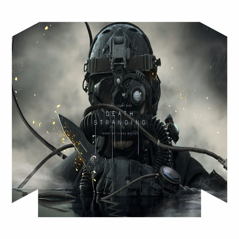برچسب پلی استیشن ۴ فت مدل Death stranding