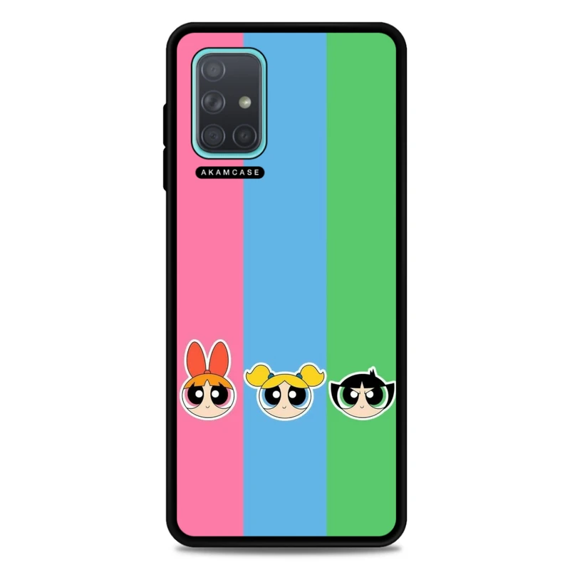 کاور آکام مدل AMCWSGA71-POWER PUFF GIRLS8  مناسب برای گوشی موبایل سامسونگ Galaxy A71