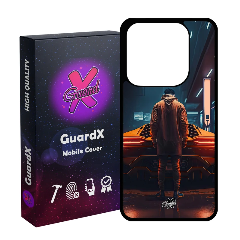 کاور گارد ایکس طرح لامبورگینی مدل 10601 مناسب برای گوشی موبایل شیائومی Redmi Note 14 4G