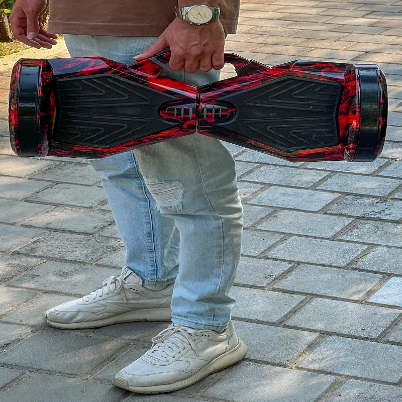 اسکوتر برقی 150-350 وات اسمارت بالانس ویل مدل 8in speed حداکثر سرعت تا 10 کیلومتر بر ساعت و پیمایش تا 10 کیلومتر