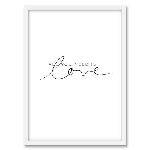 تابلو فورنیمو مدل دکوراتیو تایپوگرافی کد 05404W