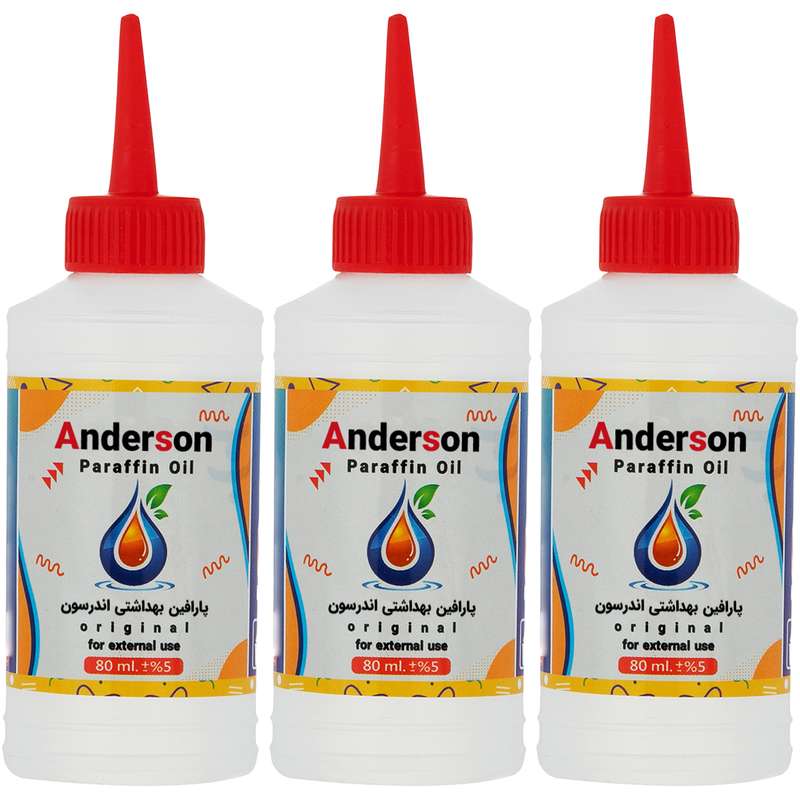 پارافین مایع اندرسون مدل B100 حجم 80 میلی لیتر بسته 3 عددی پارافین مایع اندرسون مدل B100 حجم 80 میلی لیتر بسته 3 عددی
