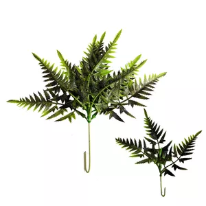 گل مصنوعی مدل بوته آکا برگ کاجی به همراه جوانه مجموعه 2 عددی