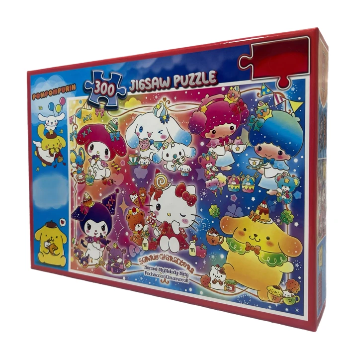 پازل 300 تکه مدل کیتی و کرومی مناسب برای 6 سال به بالا