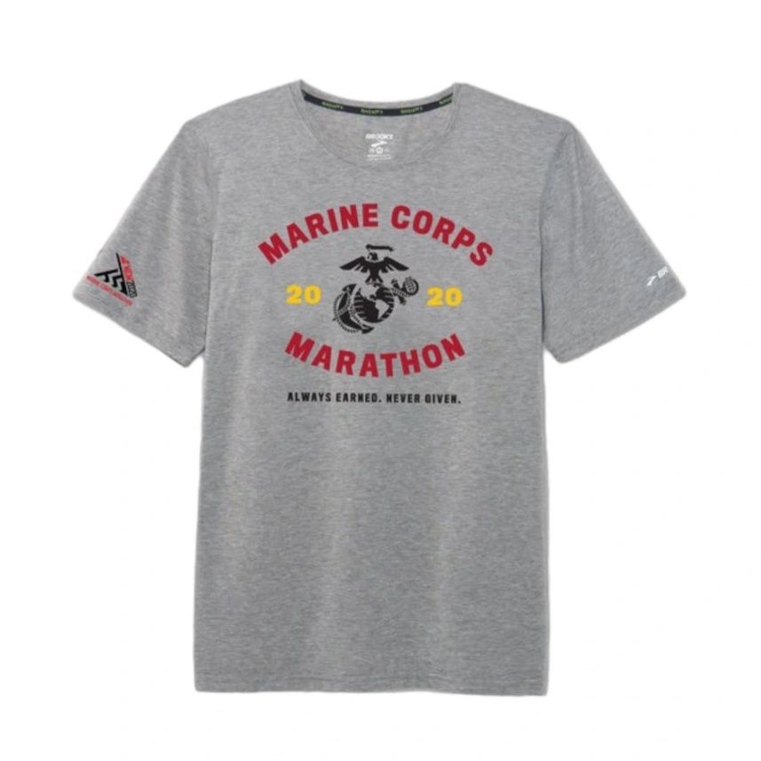 تی شرت  ورزشی زنانه بروکس مدل Maraton20 -  - 1
