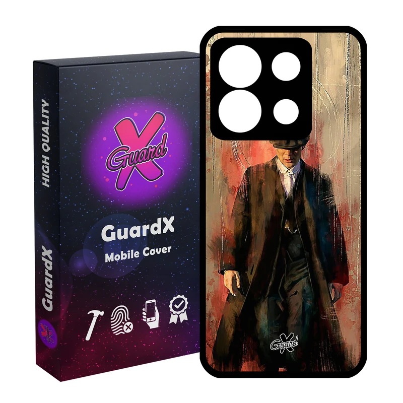 کاور گارد ایکس طرح Peaky Blinders مدل Glass10122 مناسب برای گوشی موبایل شیائومی Redmi Note 13 5G