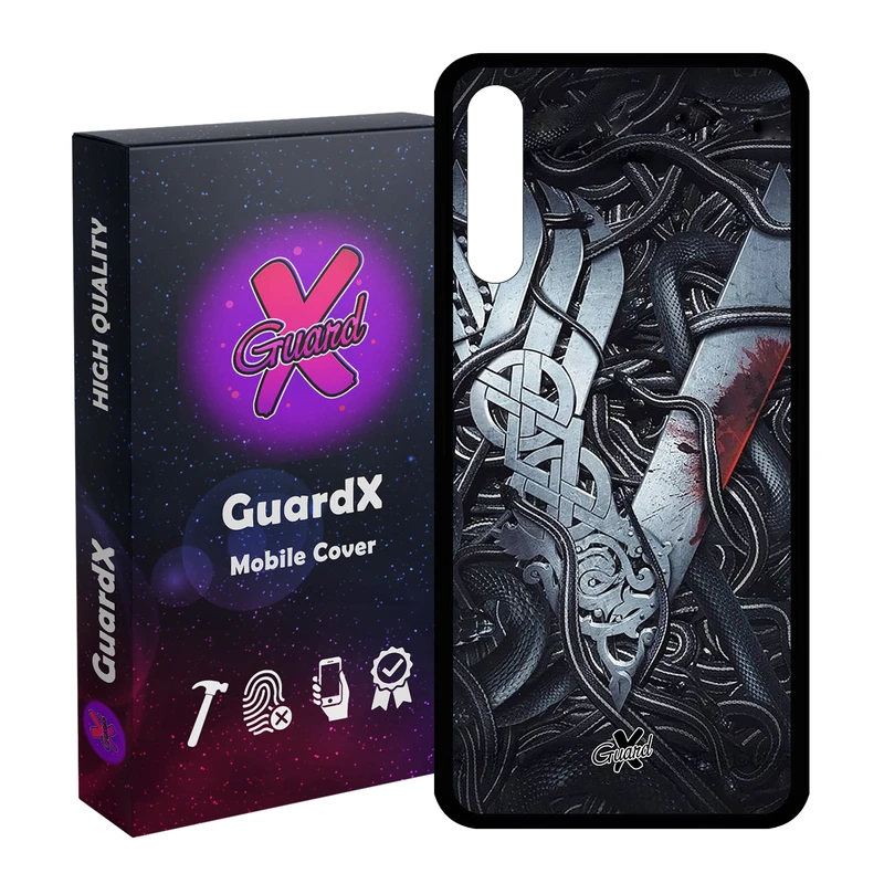 کاور گارد ایکس طرح Vikings مدل Glass10221 مناسب برای گوشی موبایل هوآوی Y8P / P Smart S