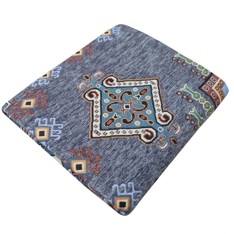 روفرشی مدل اطلس ترکمنی کد 115t زمینه طوسی