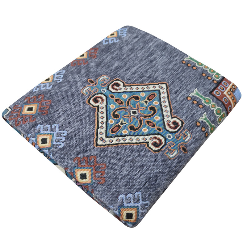 روفرشی مدل اطلس ترکمنی کد 115t زمینه طوسی