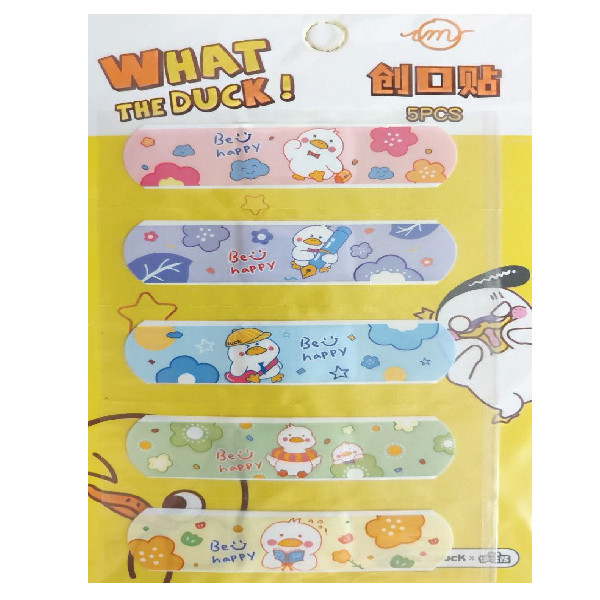 چسب زخم مدل فانتزی طرح اردک کد 45 بسته 5 عددی