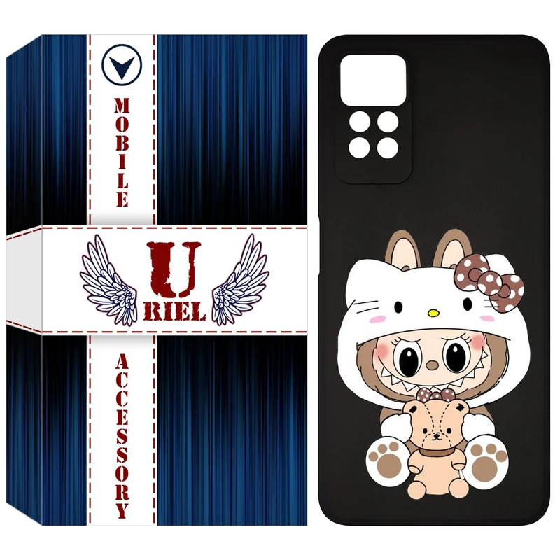 کاور یوریل قاب مدل KSH کد 124 طرح عروسک لبوبو مناسب برای گوشی موبایل شیائومی Redmi Note 12 Pro 4G
