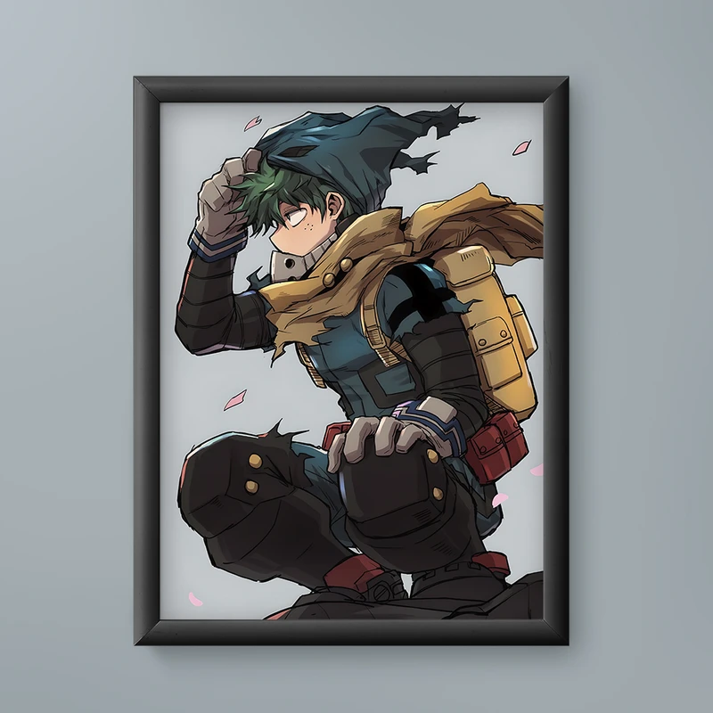 تابلو مدل انیمه ایزوکو میدوریا مای هیرو آکادمی Izuku Midoriya My Hero Academia anime 10