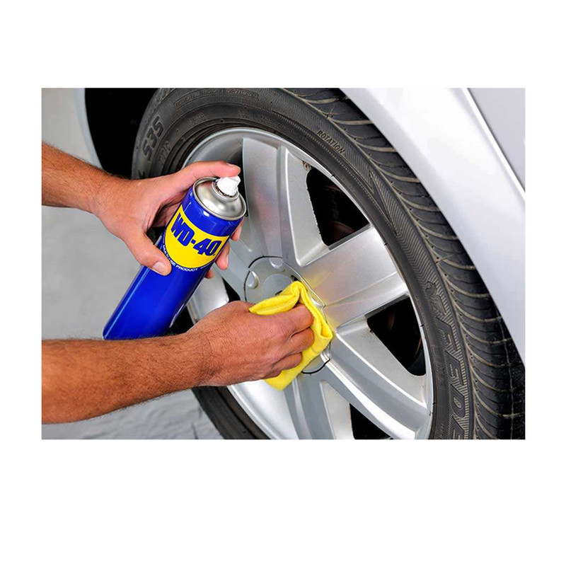 اسپری روان کننده گامی مدل WD-40 حجم 400 میلی لیتر مجموعه 4 عددی