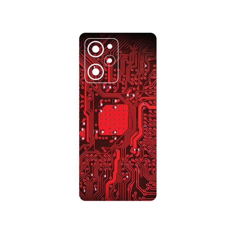 برچسب پوششی ماهوت مدل Red_Printed_Circuit_Board مناسب برای گوشی موبایل شیائومی Poco X5 Pro