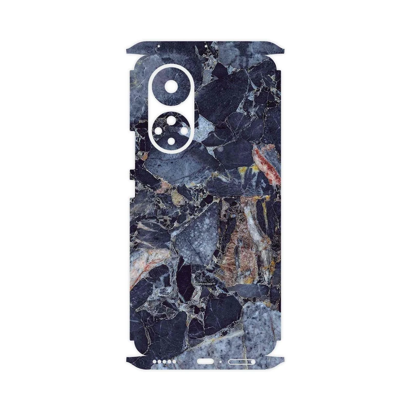 برچسب پوششی ماهوت مدل Broken black marble-FullSkin مناسب برای گوشی موبایل آنر 50