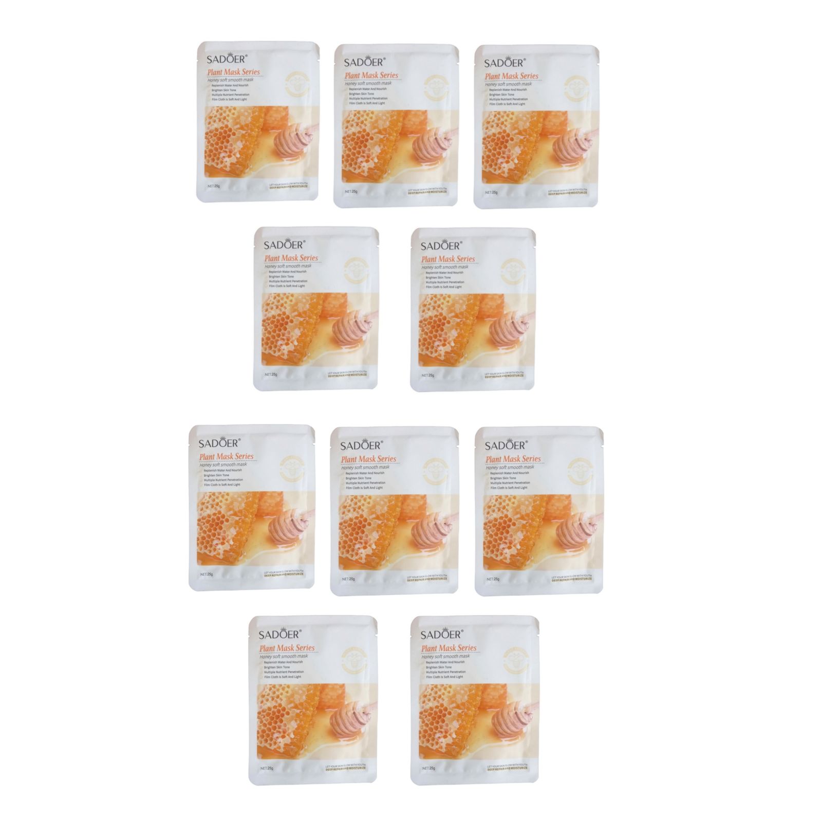 ماسک صورت سادور مدل عسل وزن 25 گرم مجموعه 10 عددی - - 2