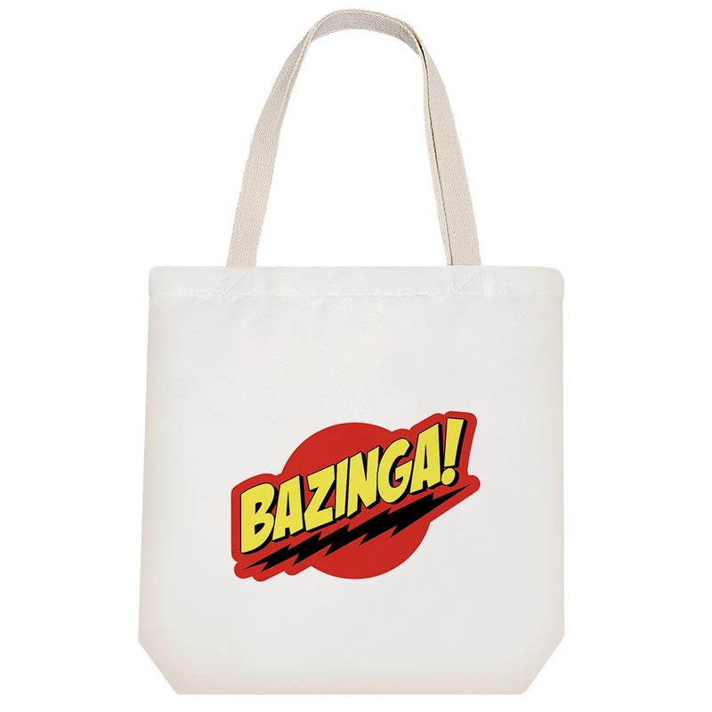 ساک خرید پارچه ای خندالو طرح تئوری بیگ بنگ مدل توت بگ کد 846