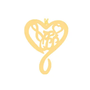 آویز گردنبند طلا 18 عیار زنانه الن نار مدل ELN30585