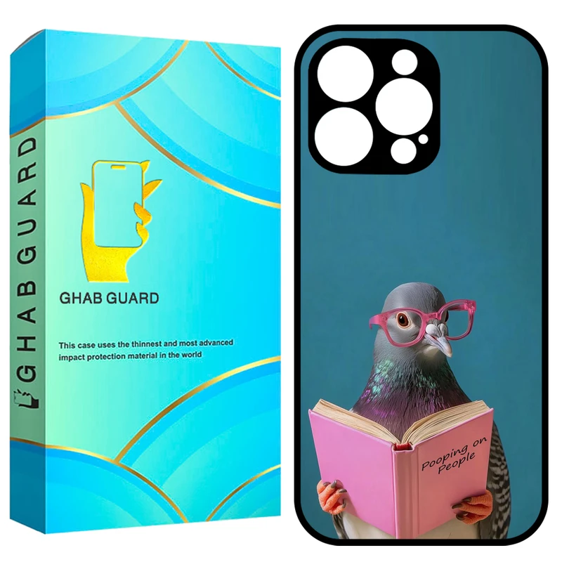 کاور قاب گارد طرح کبوتر مدل GCHP16P مناسب برای گوشی موبایل اپل iPhone 16 Pro