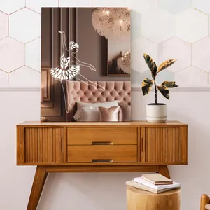 آینه آسان نصب فارابی طرح بالرین