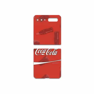 MAHOOT Coca-Cola-Logo Cover Sticker for Samsung Galaxy Z Flip