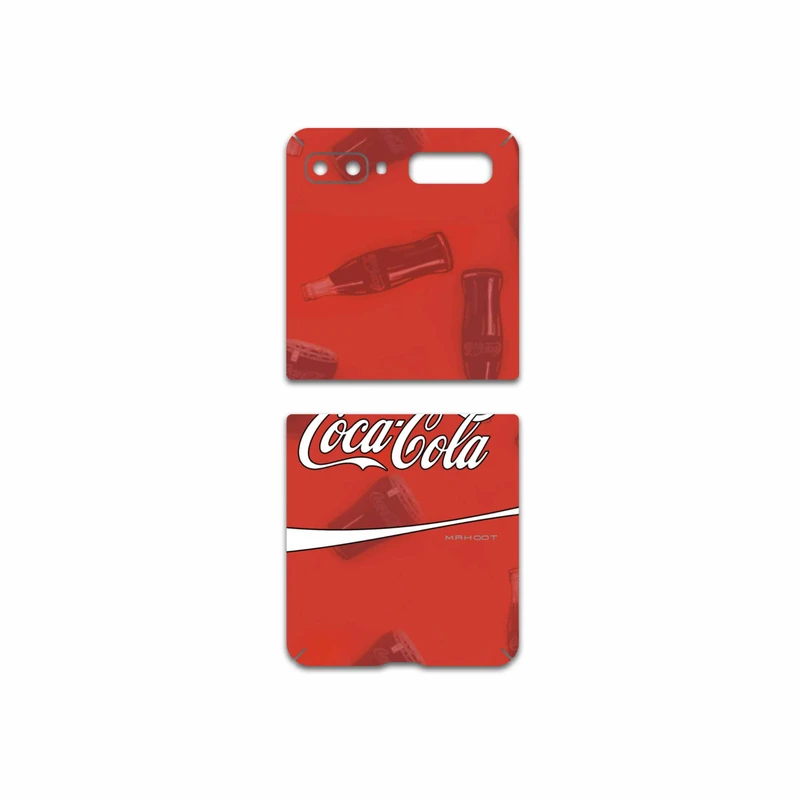 برچسب پوششی ماهوت مدل Coca-Cola-Logo مناسب برای گوشی موبایل سامسونگ Galaxy Z Flip