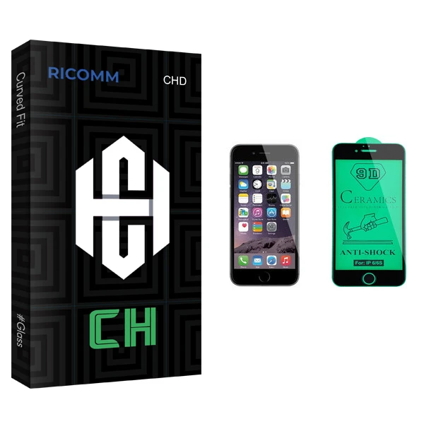 محافظ صفحه نمایش سرامیکی ریکام مدل CH glass مناسب برای گوشی موبایل اپل iPhone 6