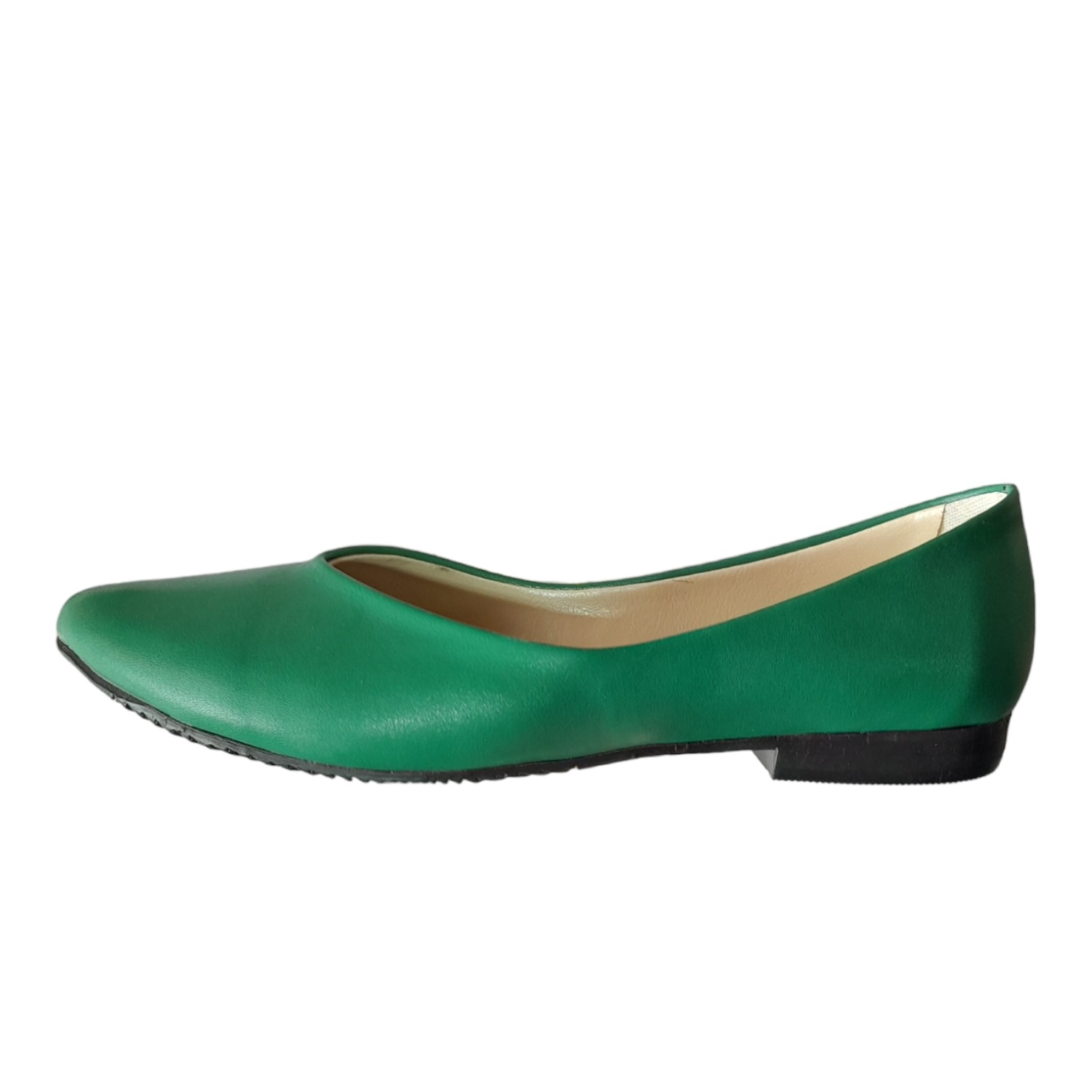 کفش زنانه تخت مدل لودشکا رنگ سبز
