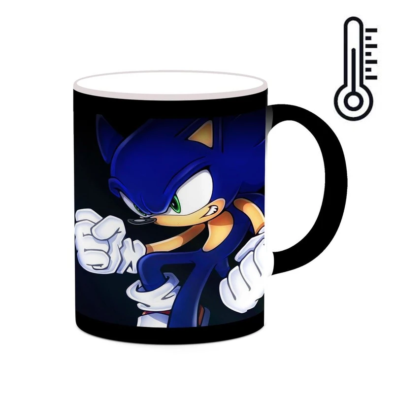ماگ حرارتی کاکتی مدل بازی سونیک Sonic The Hedgehog کد mgh30217