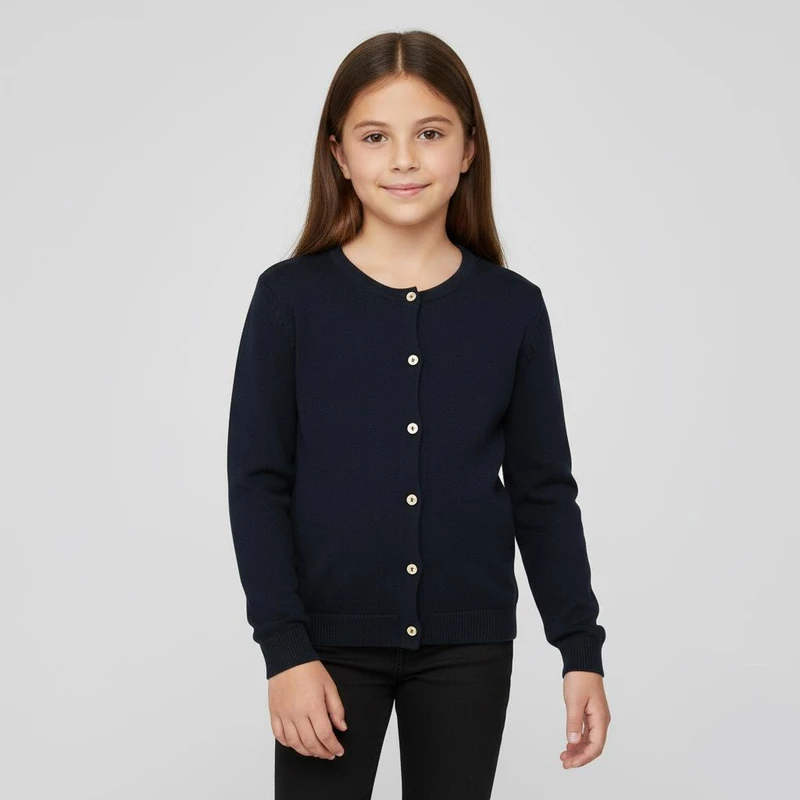 ژاکت دخترانه ال سی وایکیکی مدل دکمه دار