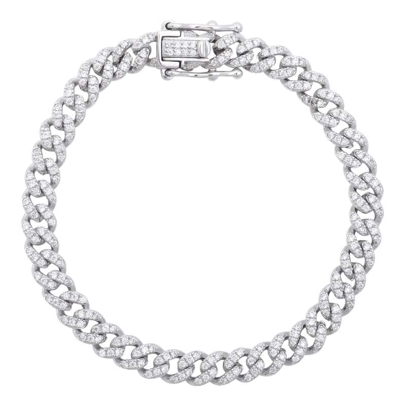 دستبند نقره زنانه مدل B3196 دستبند نقره زنانه مدل B3196